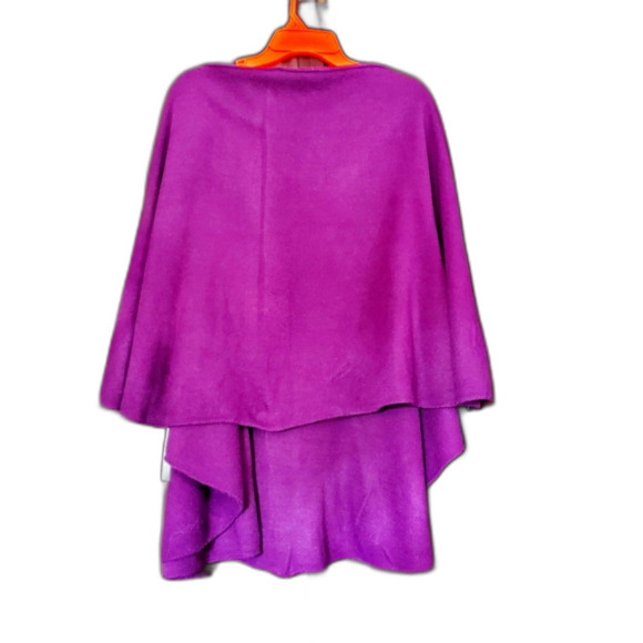 Look NWT Eggplant Shawl Vest Wrap Tunic Cloak Covering - One Sized - Picture 1 of 7